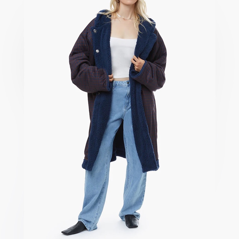 We wore what sherpa coat